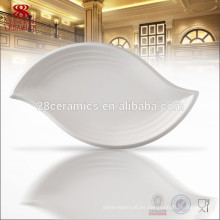 juego de cena hecho en china placa de porcelana blanca